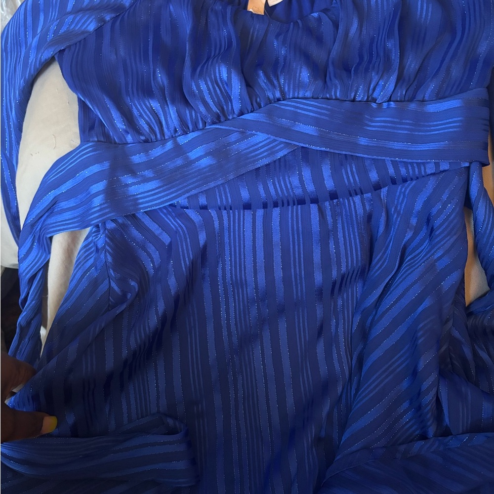 Elegant Blue Women's Dress